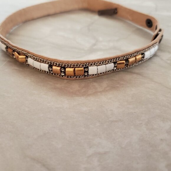 ✨ Stella & Dot Rhinestones Crystals Pave Beads Beaded Cady Wrap Bracelet ✨ - Picture 5 of 12